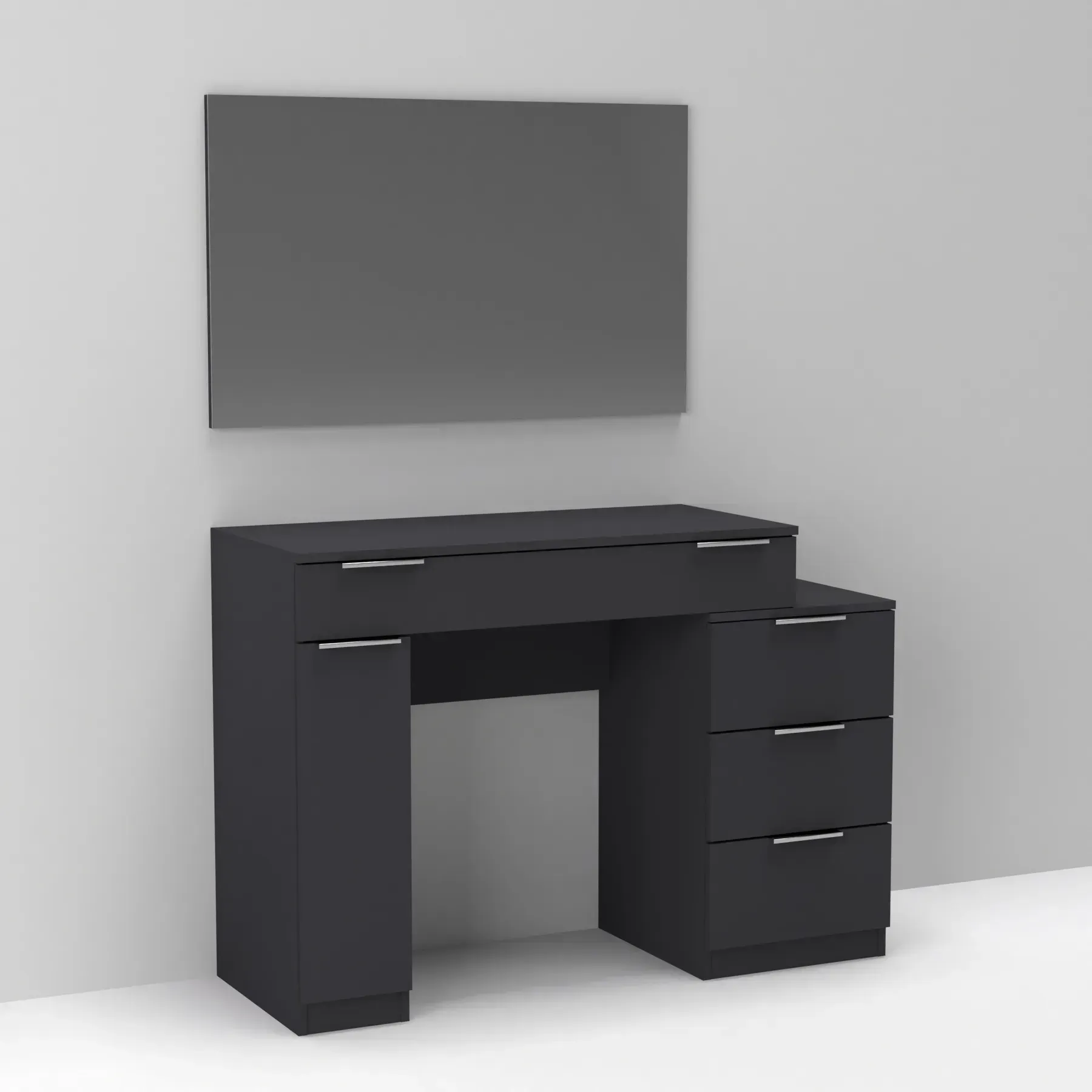 Стіл-трюмо туалетний Kontinent Krystal 1200х452х847 мм Антрацит (59321122) - фото 5 Стіл-трюмо туалетний Kontinent Krystal 1200х452х847 мм Антрацит (59321122) - фото 5