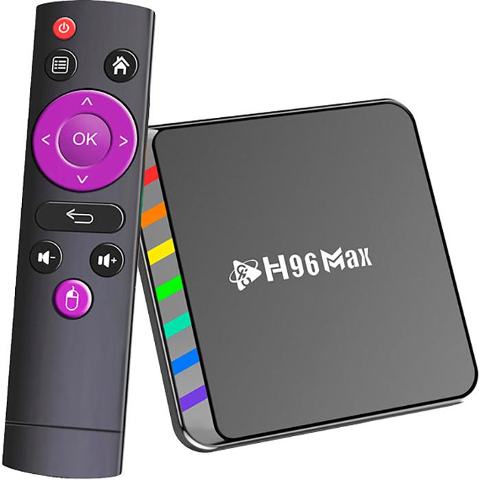 Смарт-приставка H96 MAX W2 2/16 Гб Amlogic S905W2/Android 11/WiFi 2,4 та 5 ГГц/BT 5.0/LAN 100M/Чорний (W2_2GB/16GB) - фото 4 Смарт-приставка H96 MAX W2 2/16 Гб Amlogic S905W2/Android 11/WiFi 2,4 та 5 ГГц/BT 5.0/LAN 100M/Чорний (W2_2GB/16GB) - фото 4