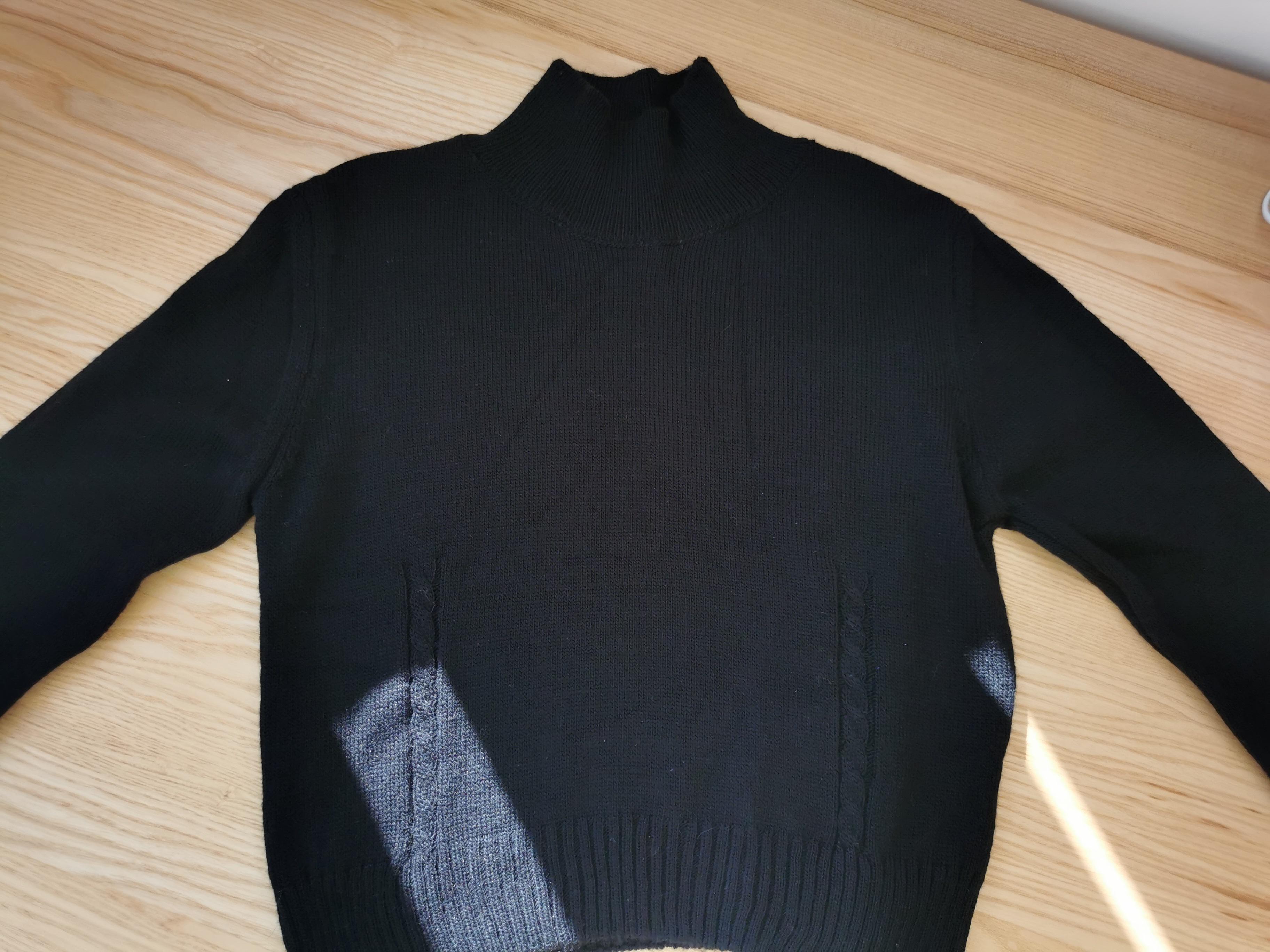 Светр жіночий машинна в'язка S/M Чорний (20241692) - фото 3 Светр жіночий машинна в'язка S/M Чорний (20241692) - фото 3