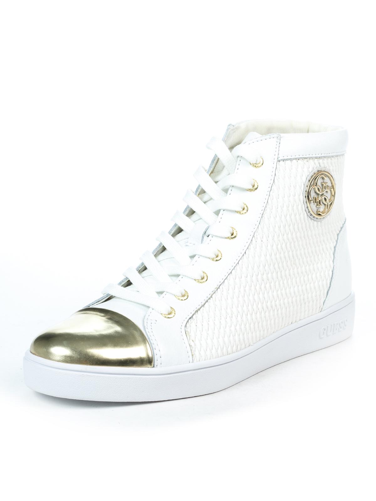 Кеды женские Guess 23w р. 37 Бежевый/Золото