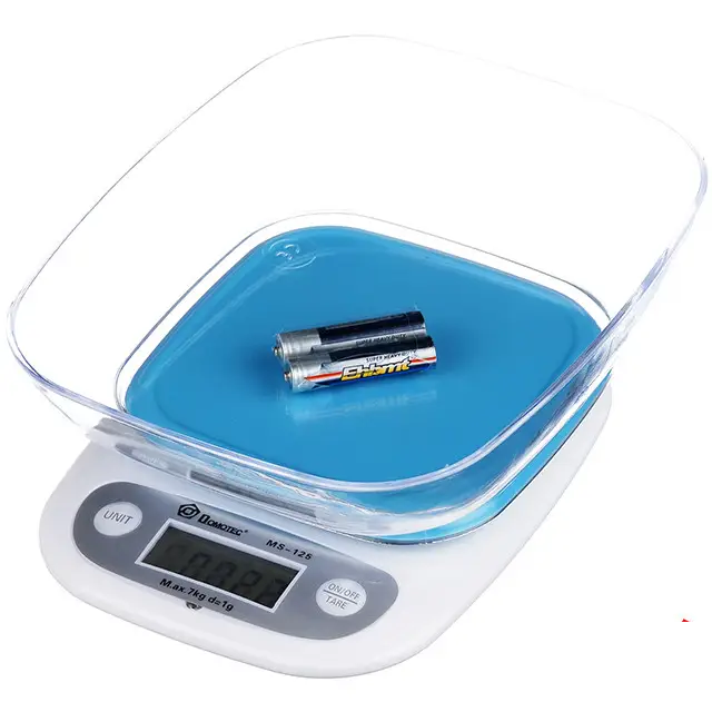 Весы кухонные Domotec с чашей ACS 125 7 кг (543993)