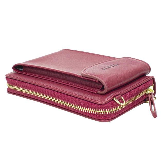 Кошелек-клатч из эко-кожи Baellerry Forever N8591 Серый (298772) - фото 4