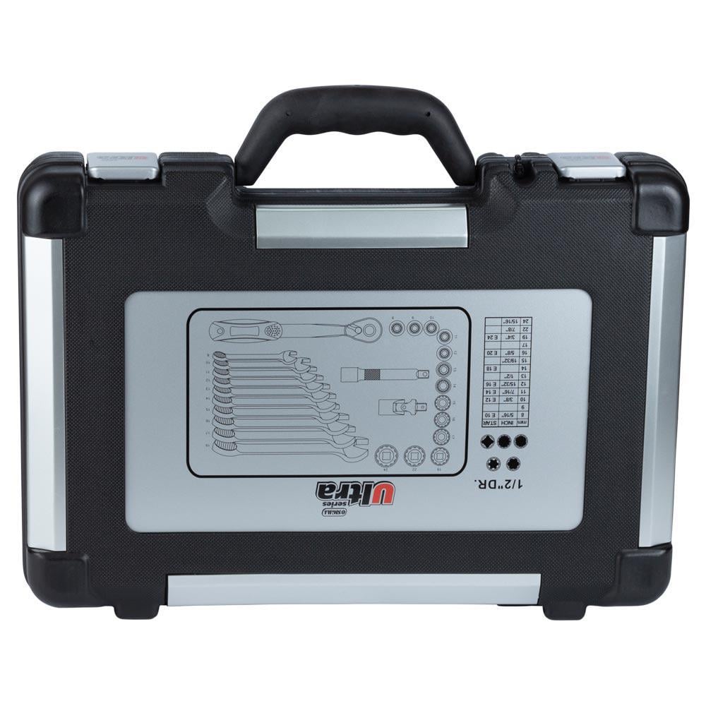 Набір торцевих насадок Taiwan ULTRA 1/2" CrV з аксесуарами 26 шт. (700026z) - фото 2 Набір торцевих насадок Taiwan ULTRA 1/2" CrV з аксесуарами 26 шт. (700026z) - фото 2