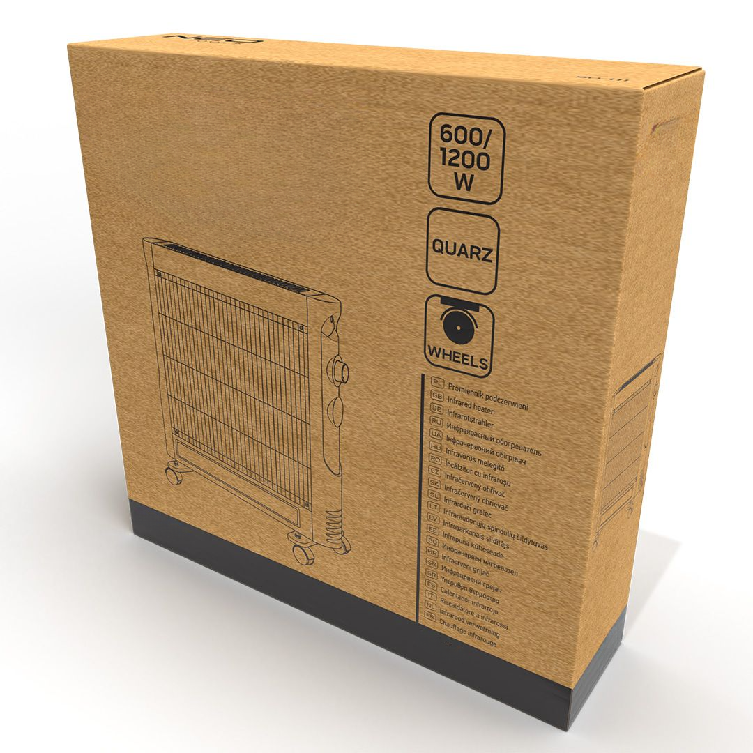 Обогреватель инфракрасный кварцевый напольный 1200 Вт с 4 кварцевыми трубками 1,2 кВт Черный (90-1111) - фото 12 Обогреватель инфракрасный кварцевый напольный 1200 Вт с 4 кварцевыми трубками 1,2 кВт Черный (90-1111) - фото 12