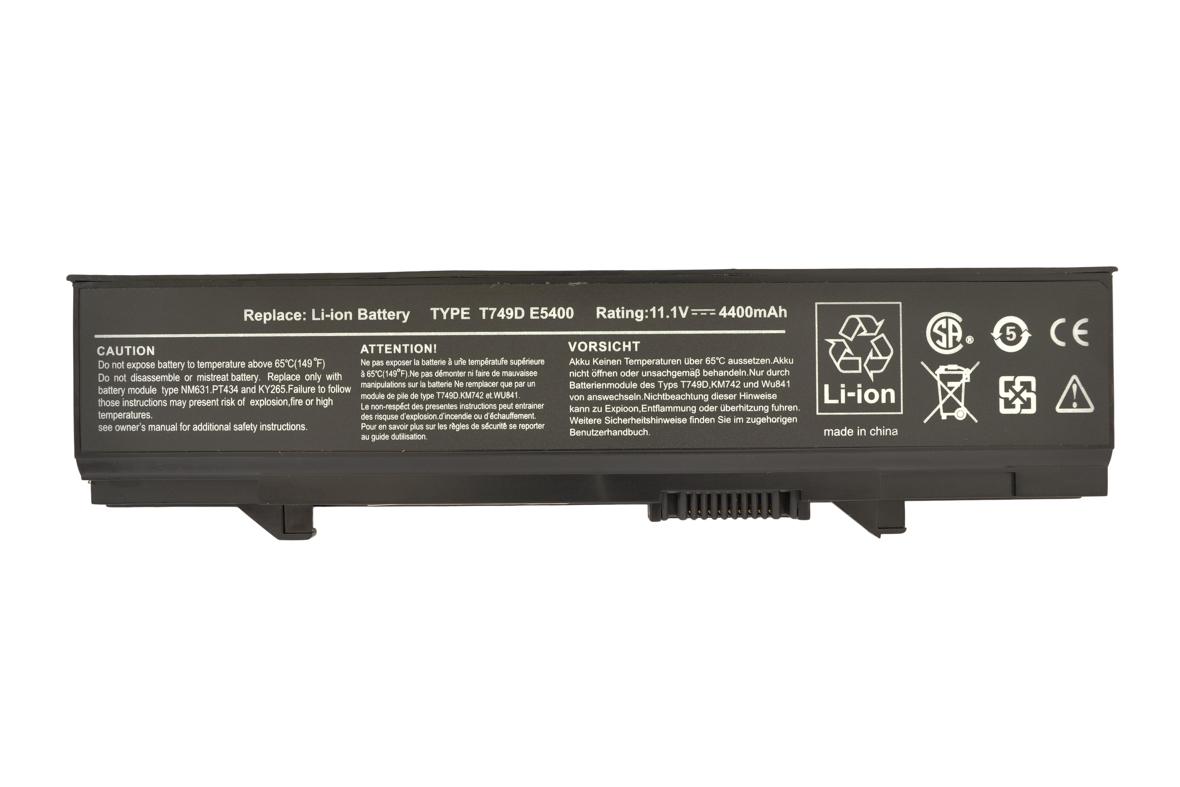 Аккумулятор для ноутбука Dell Y568H Latitude E5400 11,1 V 4400 mAh