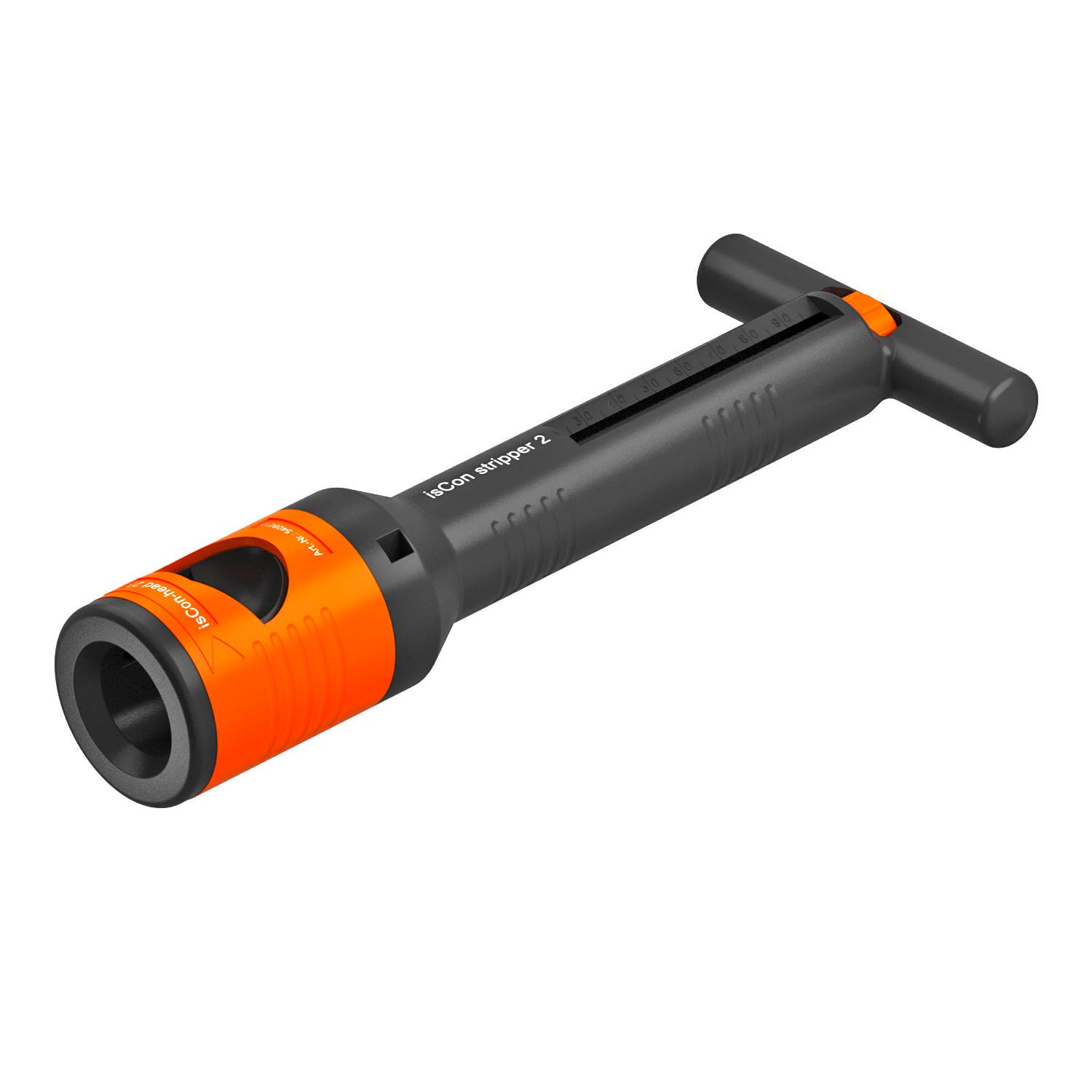 Инструмент для снятия изоляции OBO bettermann isCon stripper 2 ø 20-23 мм проводников 231x97 мм полиамид (5408013)