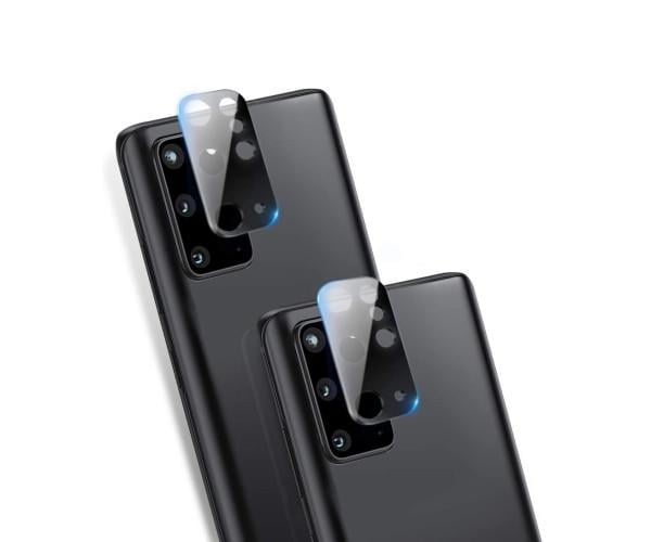 Противоударная гидрогелевая пленка Hydrogel Film для Samsung Galaxy S20 plus на камеру 3 шт, Transparent