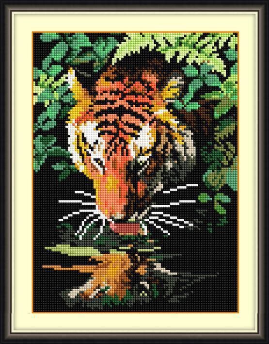 Алмазная мозаика Dream Art Хозяин джунглей 22x30 см (DA.30472)