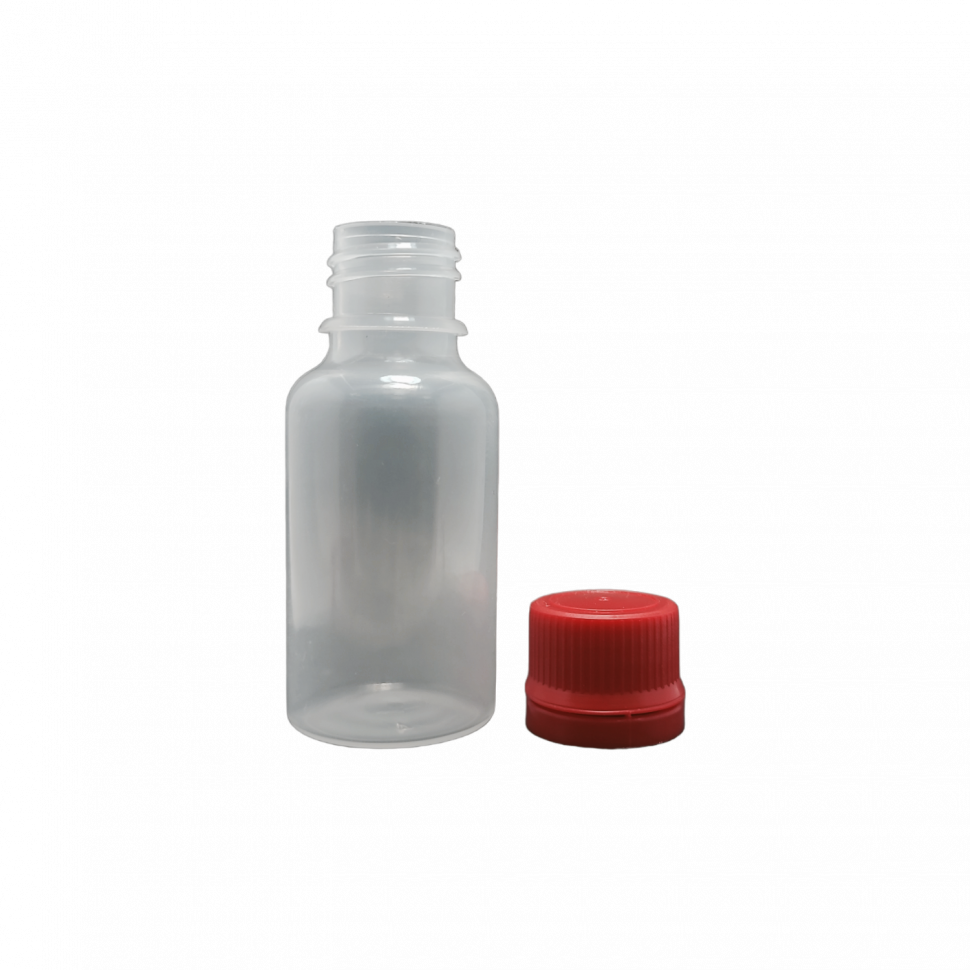 Флакон полимерный с красной крышкой 30 мл - фото 2 Флакон полимерный с красной крышкой 30 мл - фото 2