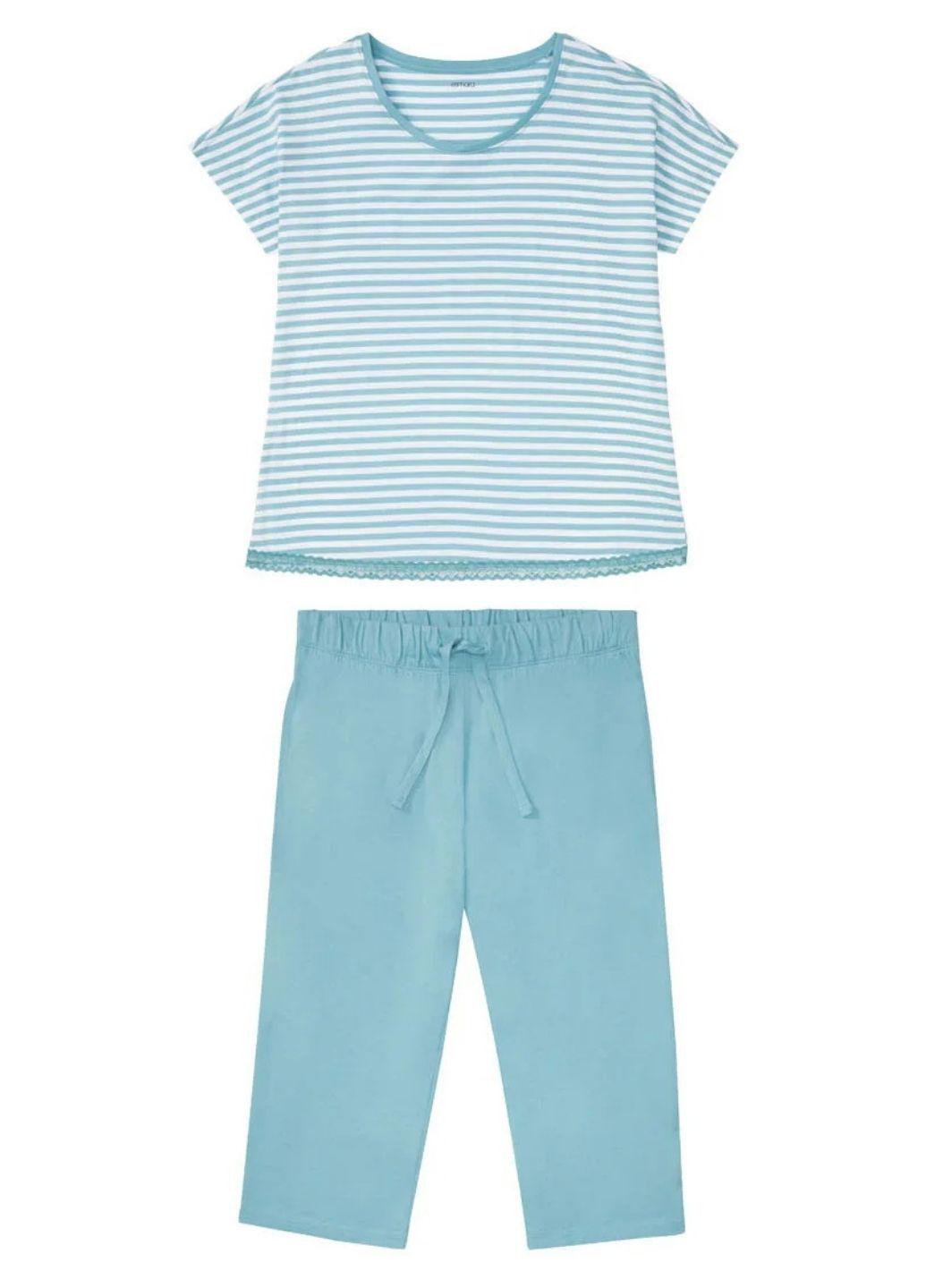 Піжама жіноча Esmara XL Бірюзовий - фото 6 Піжама жіноча Esmara XL Бірюзовий - фото 6