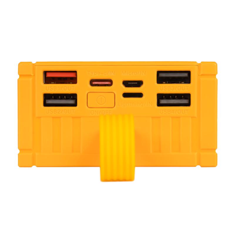 Повербанк Aura NRG-P20 20000 mAh 22,5W Yellow - фото 3