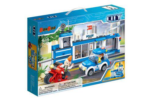 Конструктор BanBao БанБао CITY Маленькое отделение полиции 328 дет. (7032)