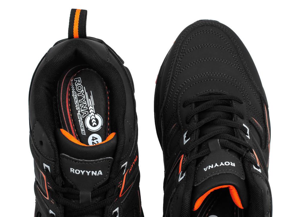 Кросівки Royyna 7243057 р. 45 Чорний (23011) - фото 4 Кросівки Royyna 7243057 р. 45 Чорний (23011) - фото 4