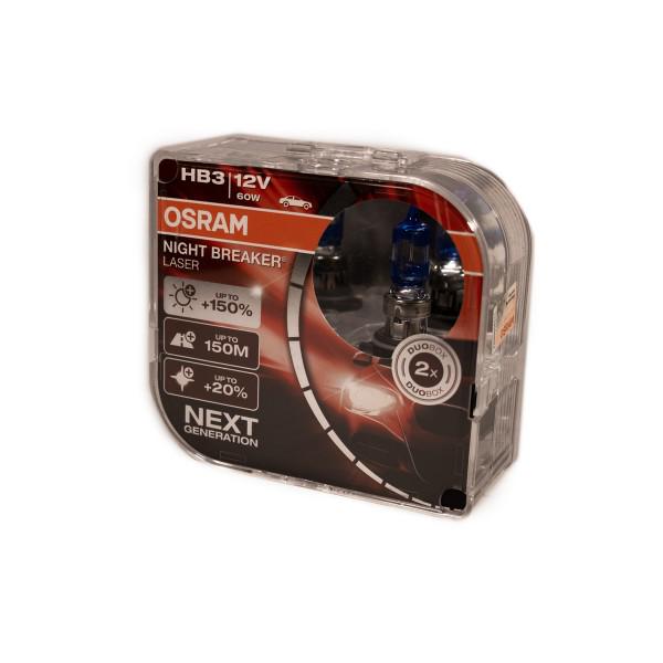 Автолампа галогенова Osram 9005NL HB3 Night Breaker Laser NG +150% 60 Вт 12 В P20d HardDuopet