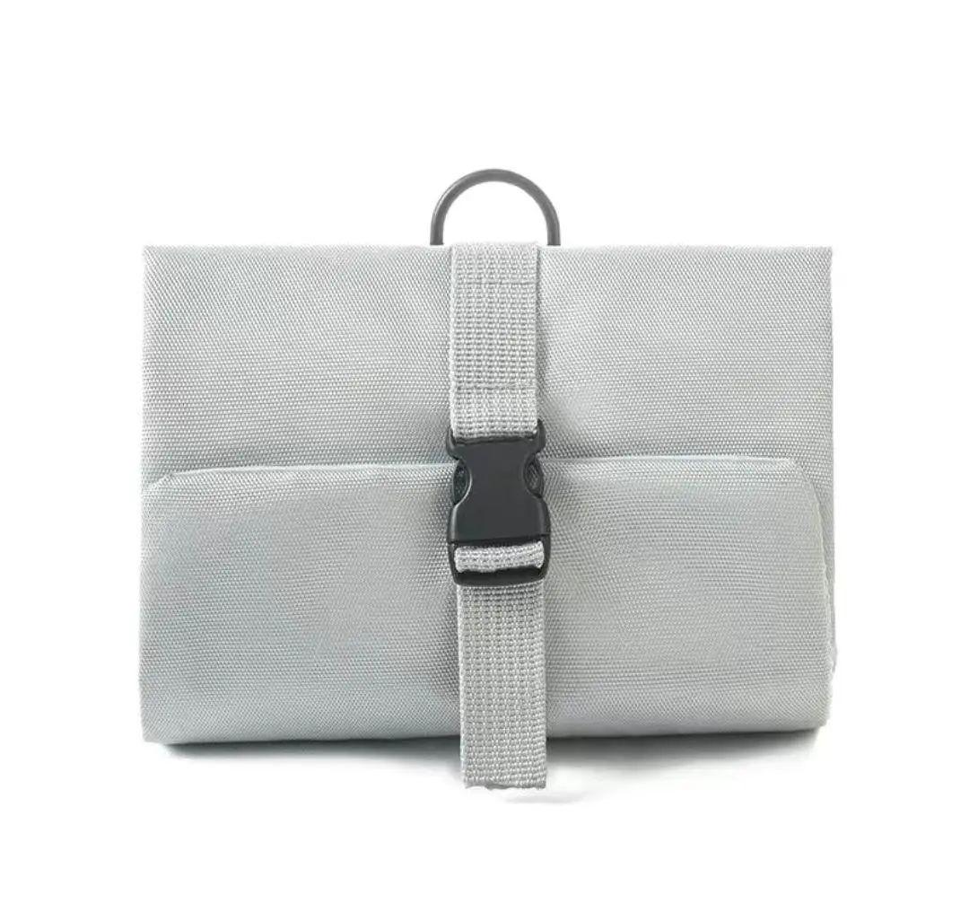 Органайзер дорожный раскладной универсальный с крючком и съемным отделением Серый (1110g)