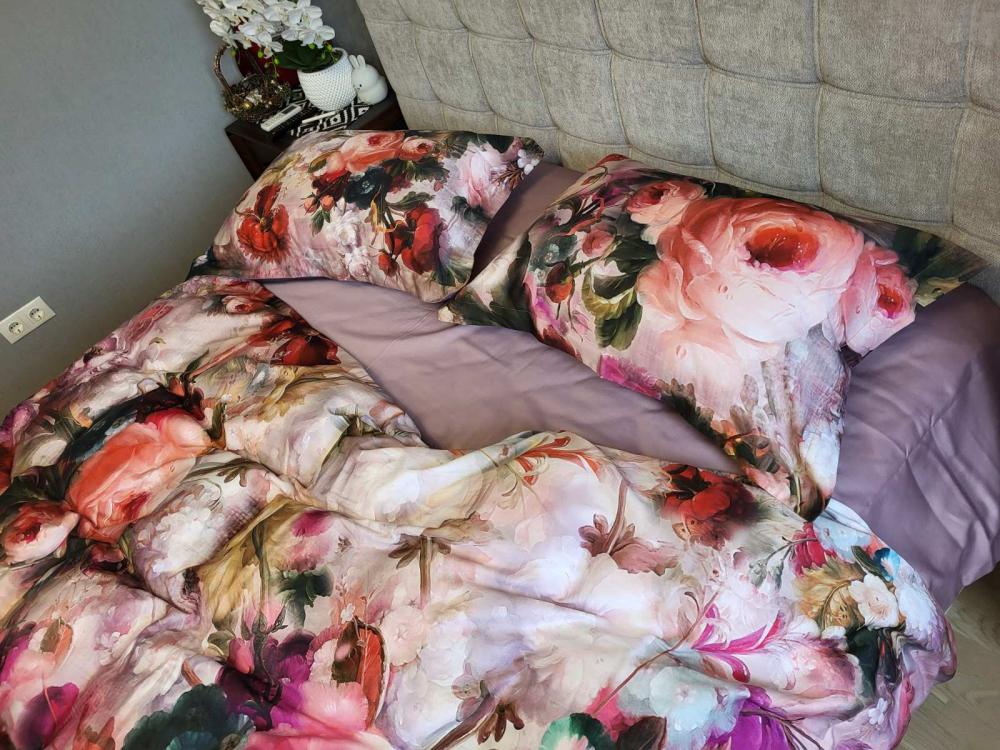 Комплект постельного белья Premium Bohemia полуторный на резинке сатин