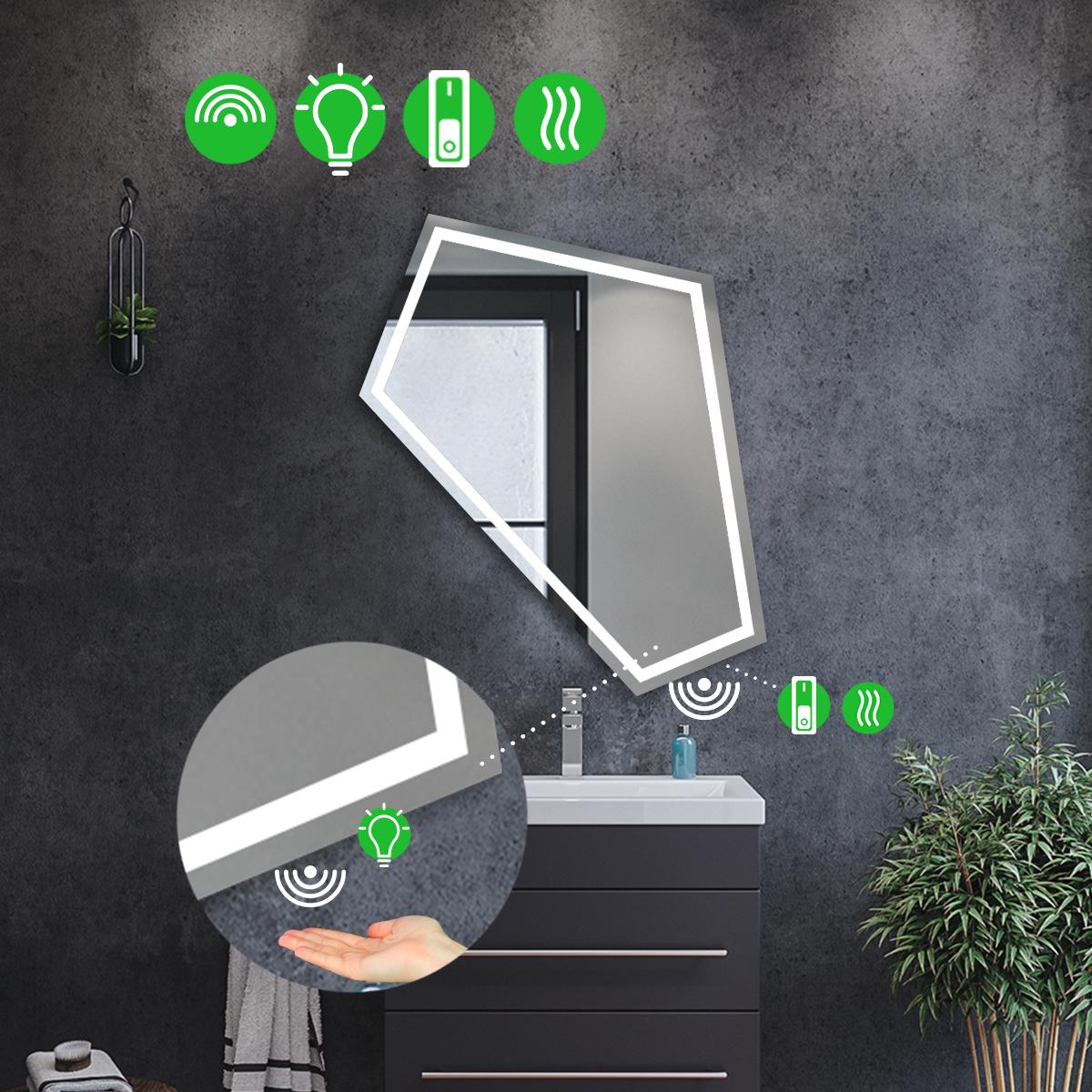 Дзеркало з LED підсвіткою Modulo 1 з ІЧ вмикачем 140x120 см - фото 2 Дзеркало з LED підсвіткою Modulo 1 з ІЧ вмикачем 140x120 см - фото 2