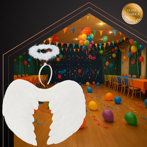 Крылья ангела Ruhhy 26479 с нимбом на голову для праздников и фотосессий 42х33 см Белый - фото 5 Крылья ангела Ruhhy 26479 с нимбом на голову для праздников и фотосессий 42х33 см Белый - фото 5