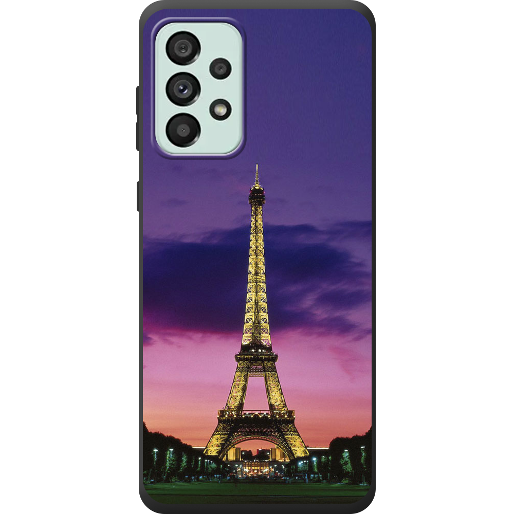 Чехол BoxFace Samsung Galaxy A33 5G (A336) Полночь в Париже Черный силикон (44140-up964-44168)