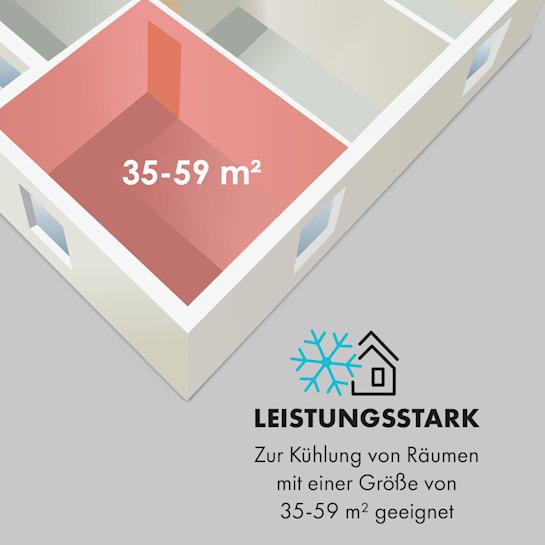 Кондиционер мобильный KLARSTEIN Metrobreeze New York Smart 12k (10035802) - фото 5 Кондиционер мобильный KLARSTEIN Metrobreeze New York Smart 12k (10035802) - фото 5