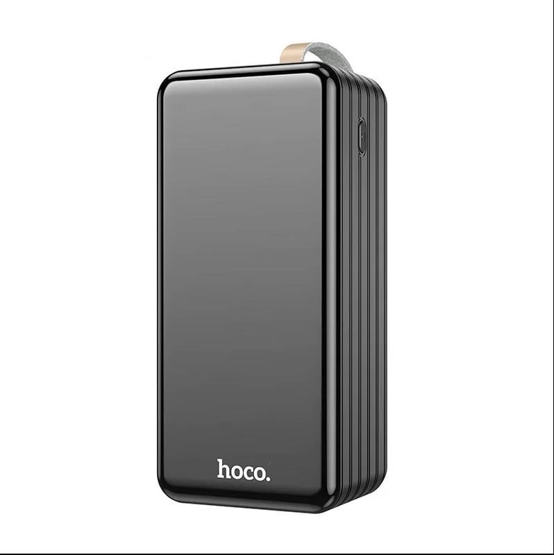 Повербанк HOCO Large Display Power Bank DB21 4USB/Type-C/Lightning 2,1A 80000 mAh Black (DB21) - фото 2