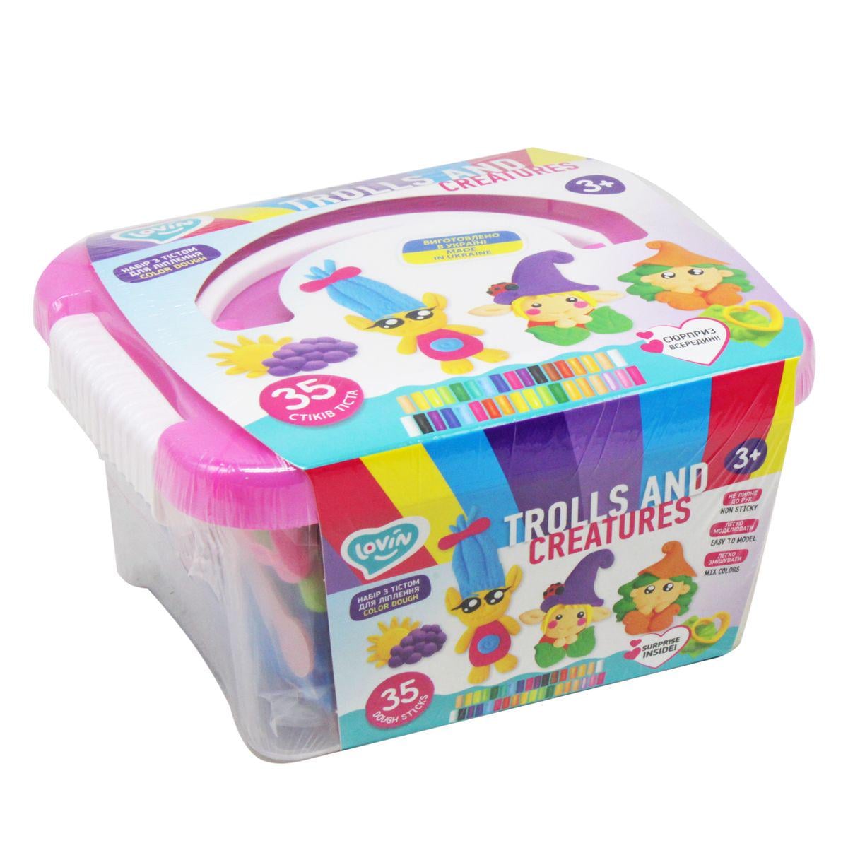Набор для лепки Trolls and creatures box (202796)