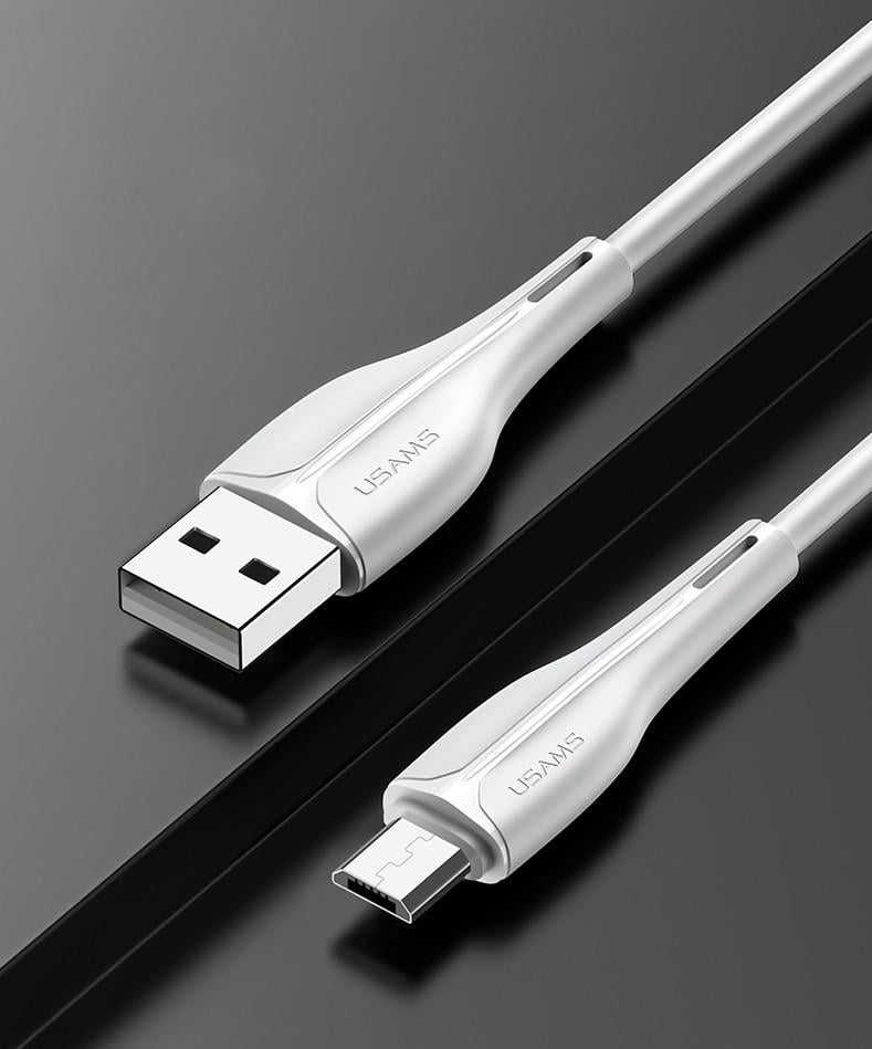 Кабель Usams SJ373 U38 microUSB 2 A 1 м White (3151615) - фото 2