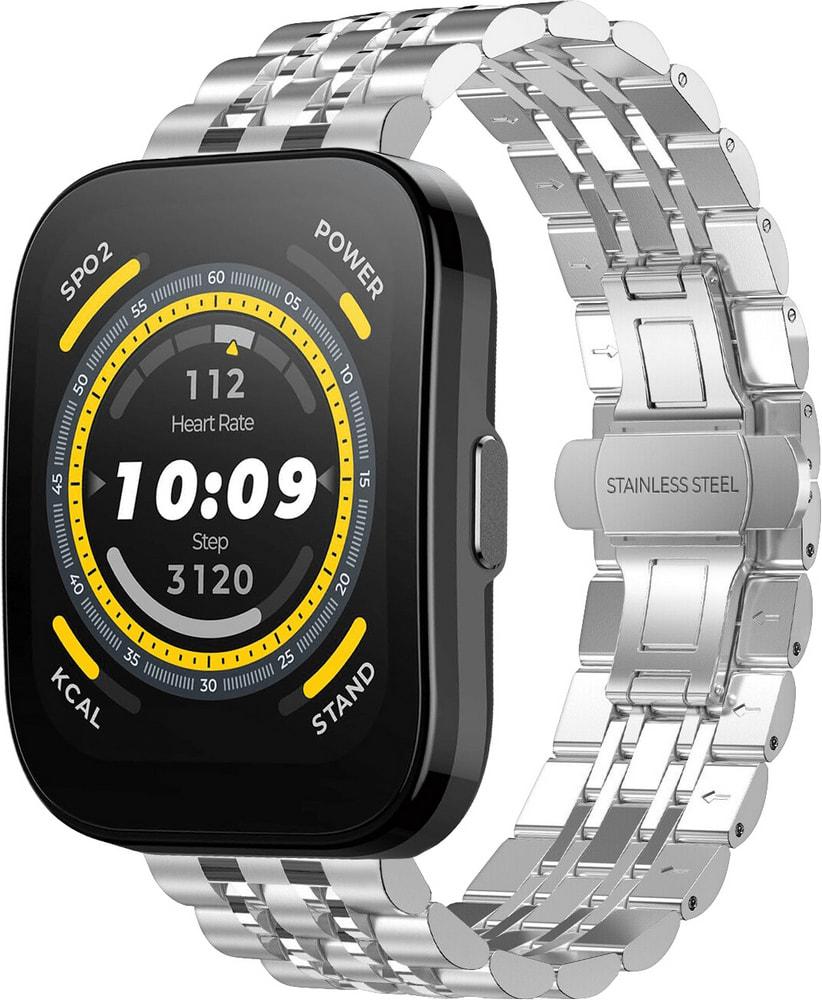 Браслет металлический Spinye для Amazfit Bip 5 Silver (34342-59) Браслет металлический Spinye для Amazfit Bip 5 Silver (34342-59)