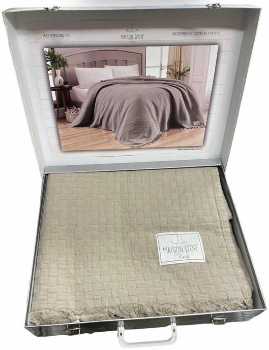 Покрывало Maison D'or My Favorite Pike bej вафельное 180x220 см (2000022281913)