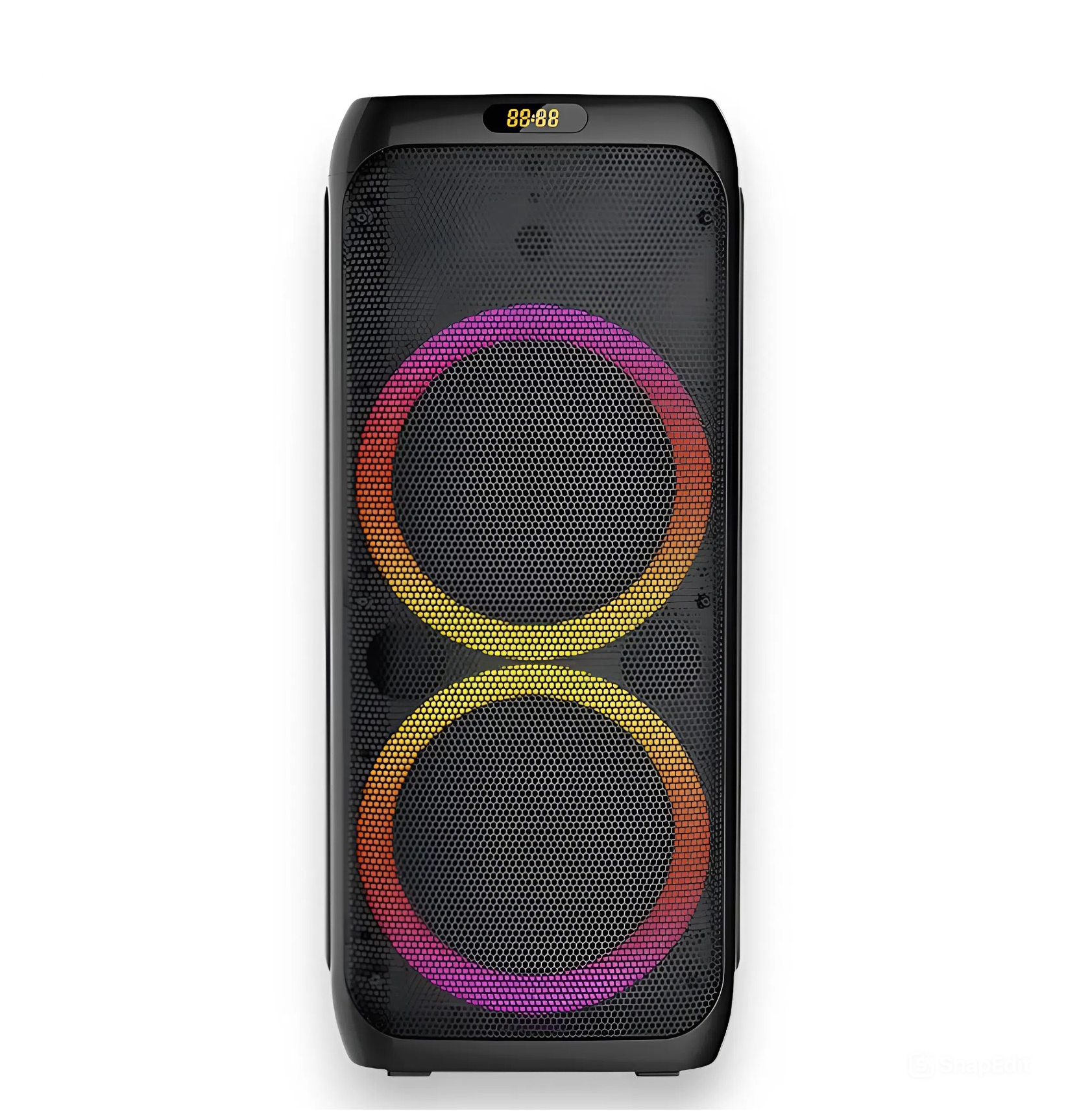 Портативна колонка SPS ZQS10209 з мікрофонами та LED-підсвічуванням 50 Вт 6000 mAh Black (10379)