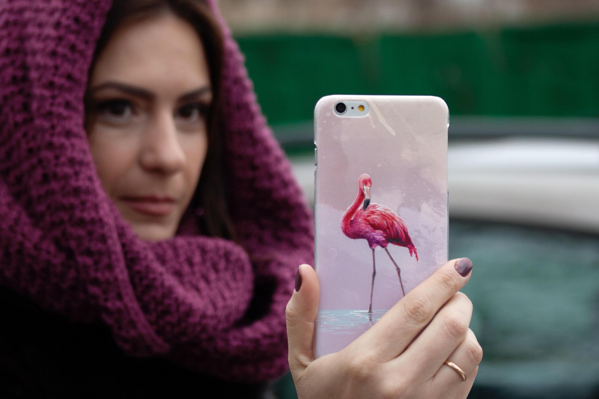 Силиконовый чехол Zorrov для Apple iPhone X - Flamingo (10290050153033515) - фото 3