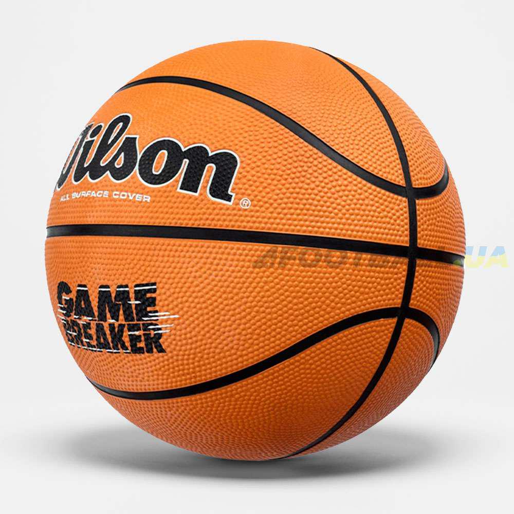 ᐉ Мяч баскетбольный Wilson GAMBREAKER BSKT OR р. 6 (11778361)