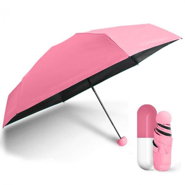 Мини-зонт Good Idea Umbrella Капсула в футляре Розовый
