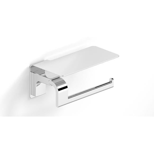 Держатель туалетной бумаги с полкой Sonia Eletech White 160х75х95 мм Белый матовый (195152)