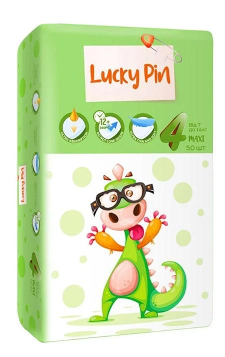 Подгузники LuckyPin Maxi р. 4 7-14 кг 50 шт. (33392463)
