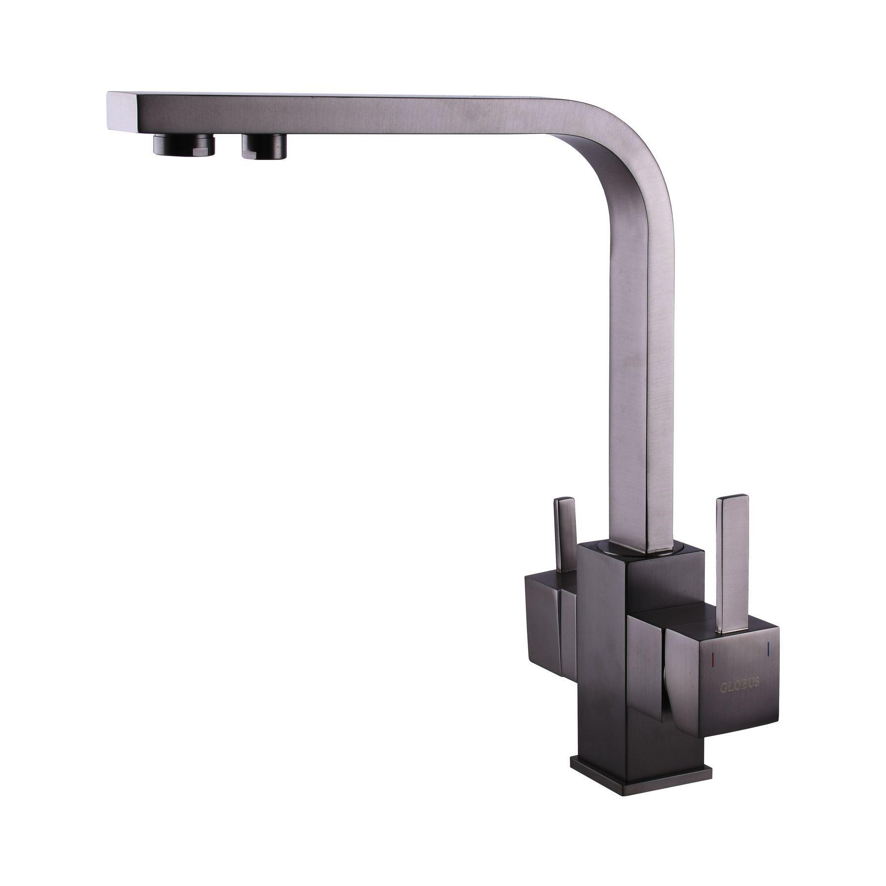 Смеситель для кухни под осмос Globus Lux LAZER GLLR-0111-11 Graphite (21322965)