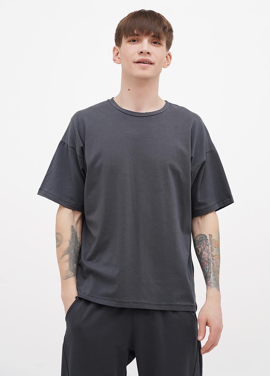 Футболка мужская est. 1991 XXL Темно-Серый (276326-XXL)