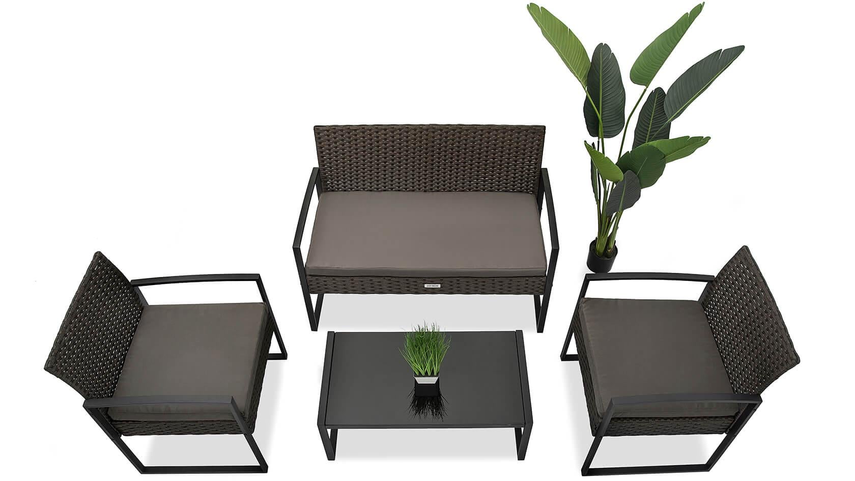 Набор садовой мебели Just Relax Loft Темно-коричневый (10826735)