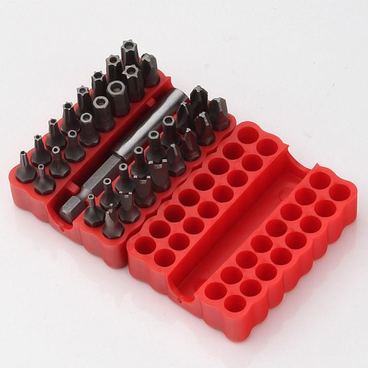 Комплект бит с переходником AP-033 33 шт./6,35 мм (137835) - фото 4 Комплект бит с переходником AP-033 33 шт./6,35 мм (137835) - фото 4