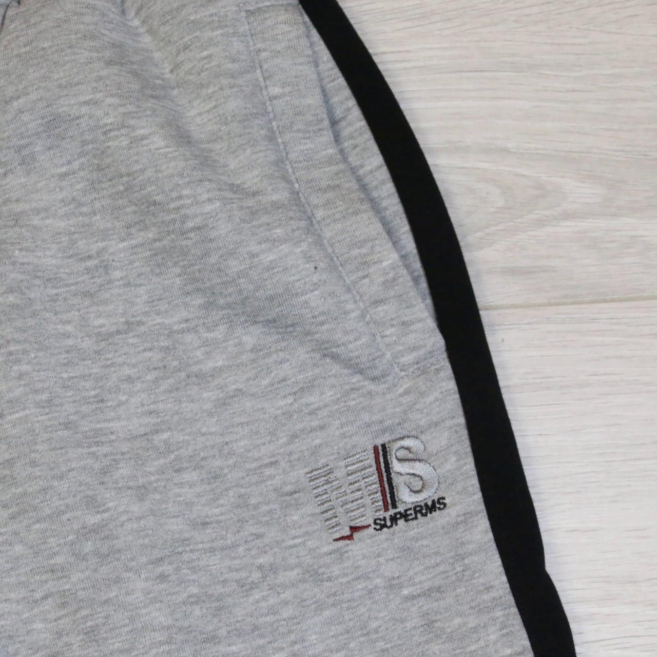 Спортивные штаны мужские Masimar на флисе S Серый (17558) - фото 4