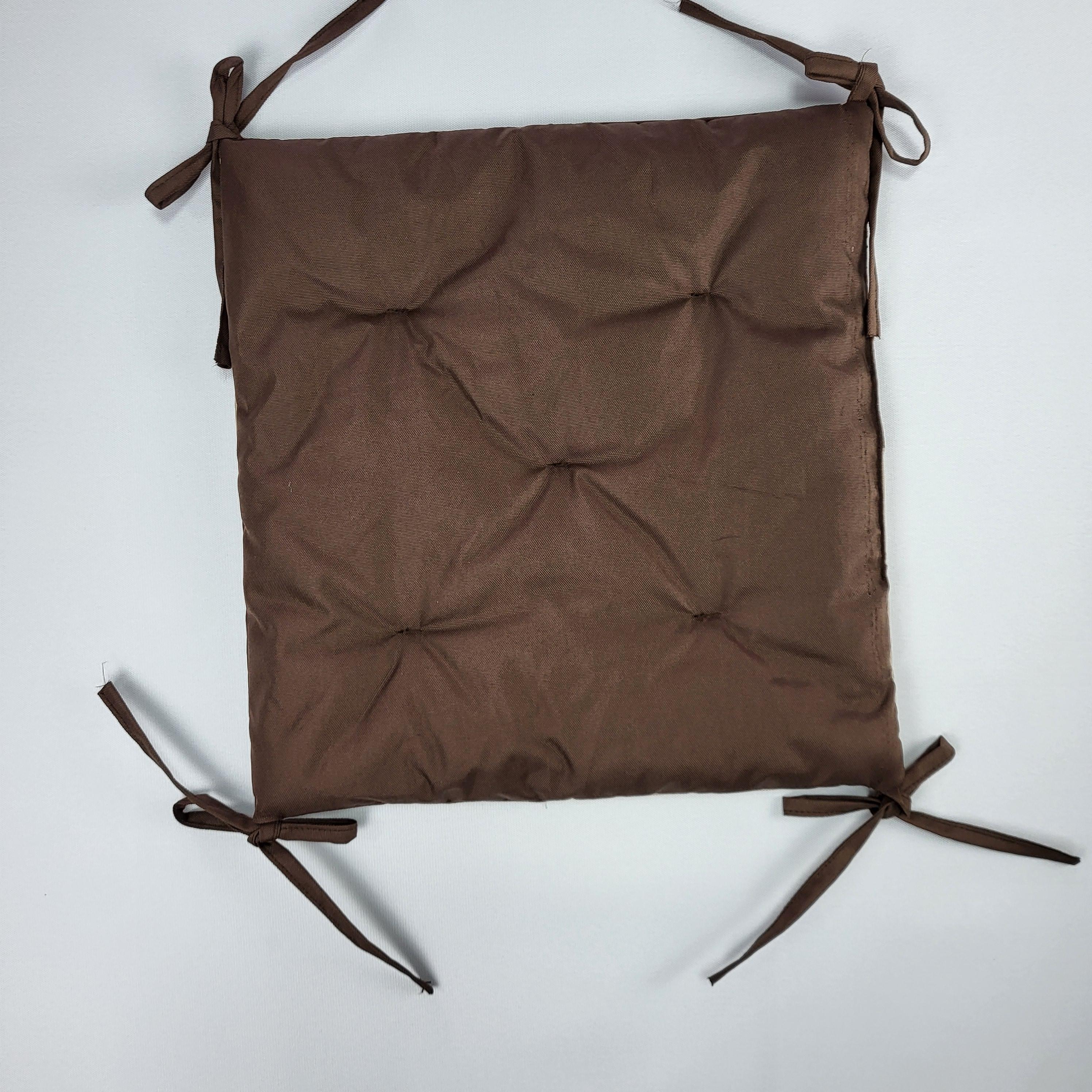 Подушка на стул двусторонняя 35×35 см Коричневый (1408) - фото 2 Подушка на стул двусторонняя 35×35 см Коричневый (1408) - фото 2