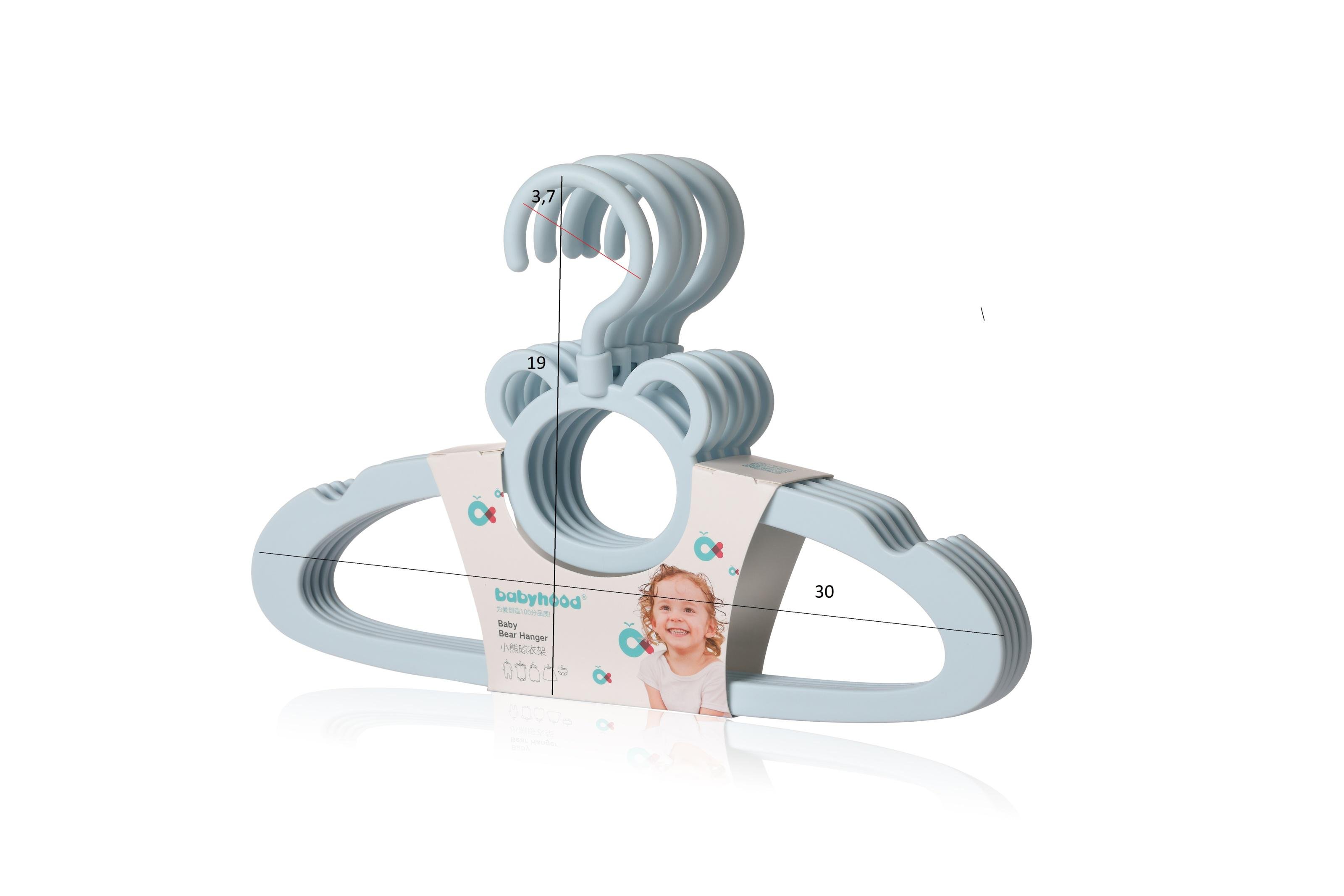 Вішалка дитяча Babyhood BH-724B 5 шт. Блакитний (29415586) - фото 3