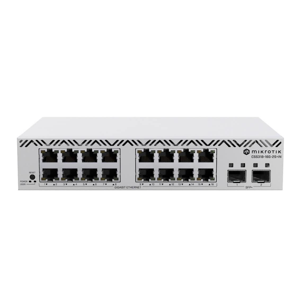 Коммутатор MikroTik Cloud Smart Switch (CSS318-16G-2S+IN) - фото 1 Коммутатор MikroTik Cloud Smart Switch (CSS318-16G-2S+IN) - фото 1