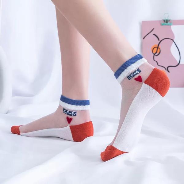 Носки женский L00106и капроновые с рисунком р. 35-40 10 пар Прозрачный (L00106) - фото 5 Носки женский L00106и капроновые с рисунком р. 35-40 10 пар Прозрачный (L00106) - фото 5