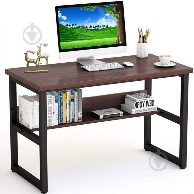 Стол письменный GoodsMetall из металла с полкой в стиле Лофт 1200х600х750 СП118