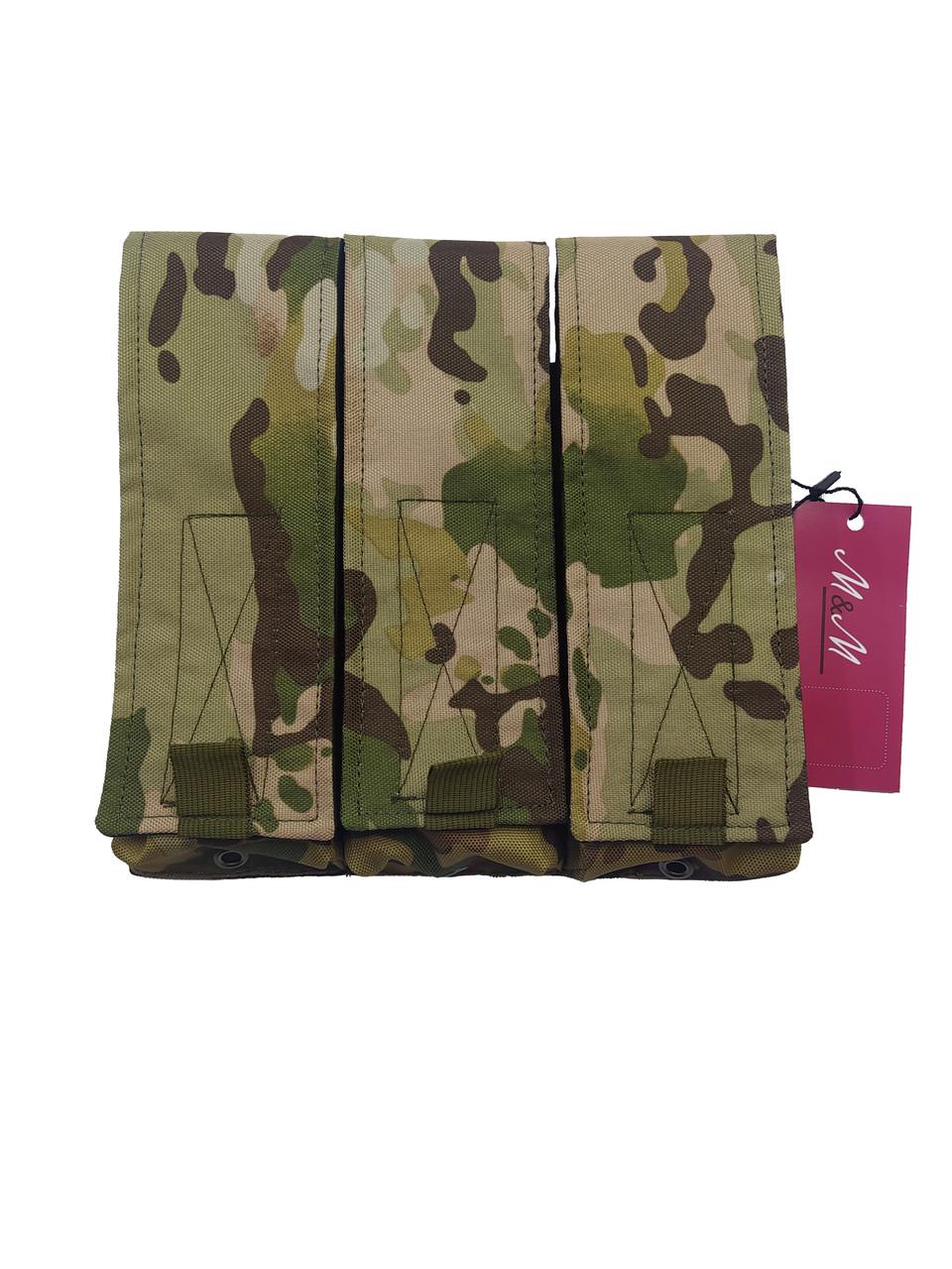 Подсумок М&М для магазинов АК 3 шт. Мультикам (213455)