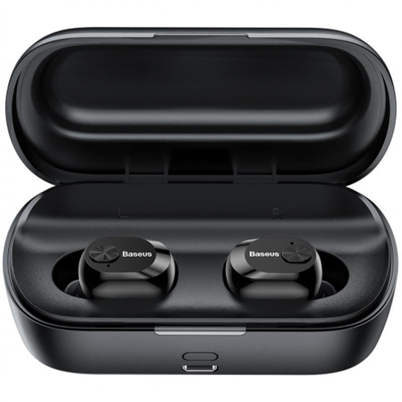 Навушники бездротові TWS Baseus W01 NGW01-01 Black