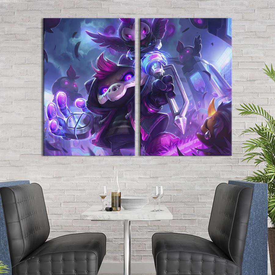 Картина на холсте Вейгар - персонаж League of Legends 71x51 см (1524-2)