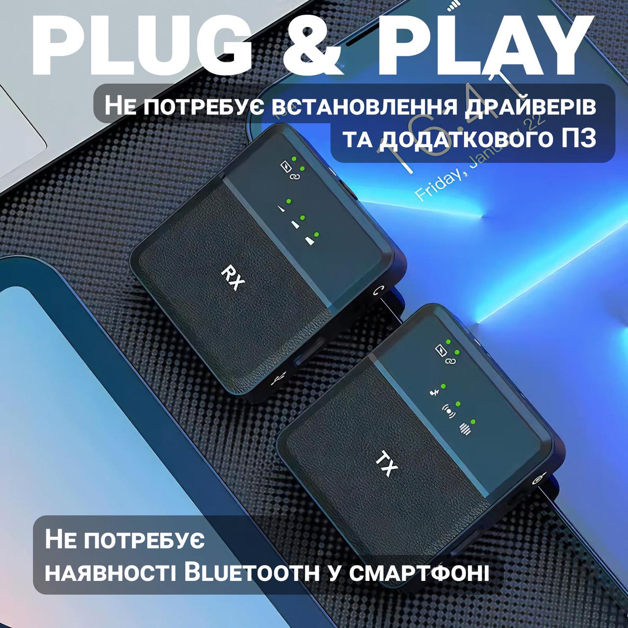 Радіосистема з петличним мікрофоном Savetek P36 Lightning бездротова для iPhone/iPad - фото 5