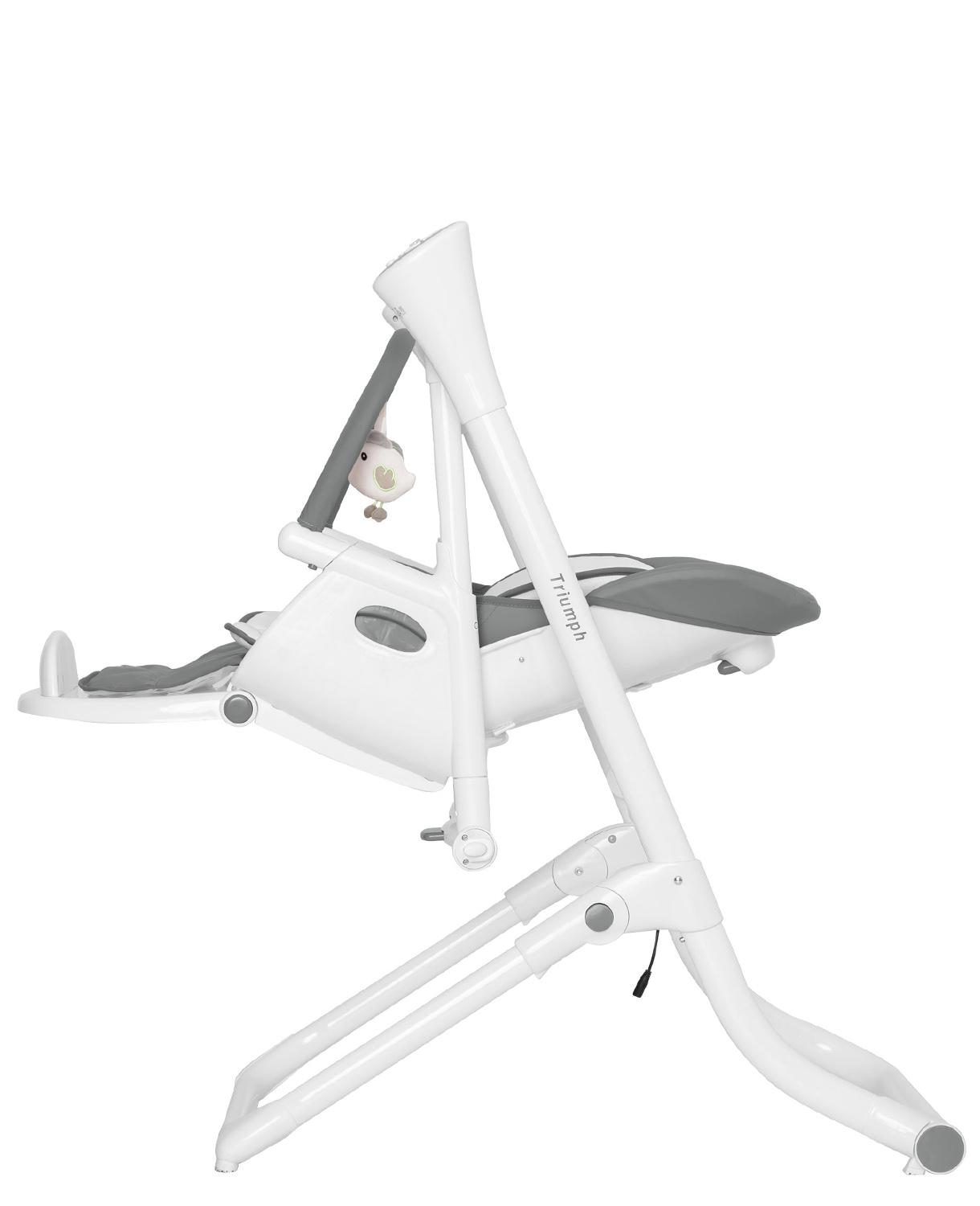 Стілець-гойдалка Carrello Triumph Palette Grey (CRL-10302) - фото 7 Стілець-гойдалка Carrello Triumph Palette Grey (CRL-10302) - фото 7